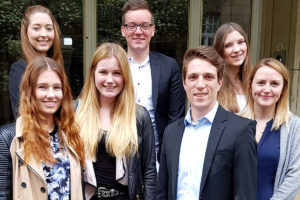 Die Studierenden der Fontys International Business School v.l.n.r.