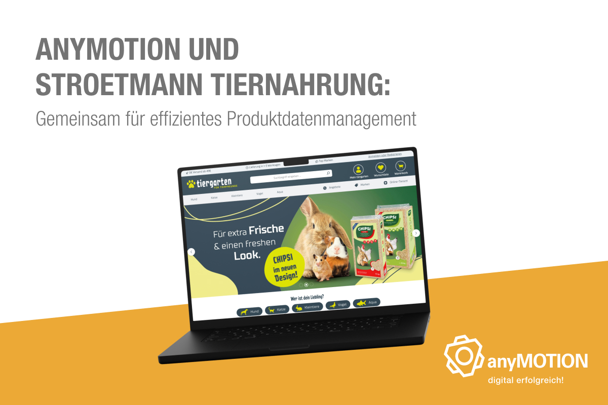Laptop-Ansicht mit Website von Stroetmann